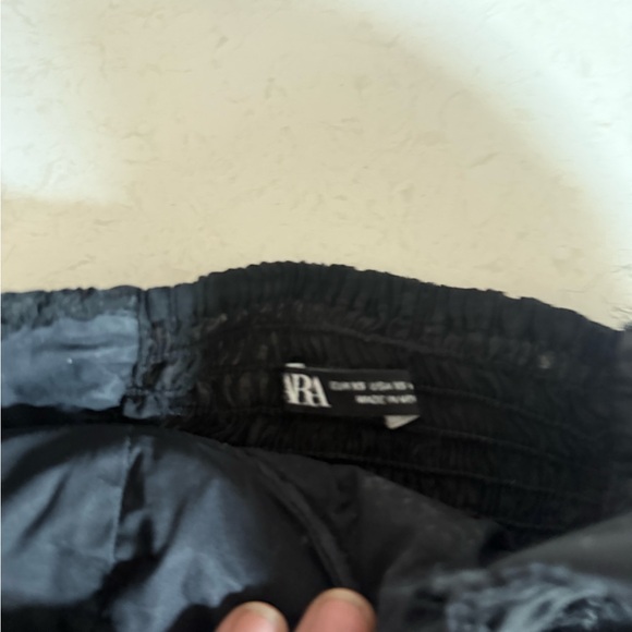 Black Ruched Strapless Ruffle Corset Top - Picture 2 of 5